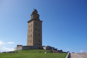 Vuurtoren Torre de Hercules - Auto huren in La Coruña